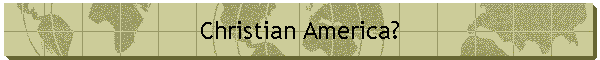 Christian America?