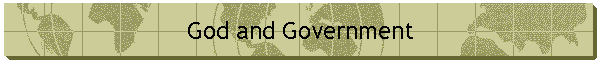 God and Government