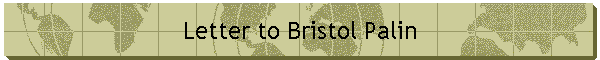 Letter to Bristol Palin